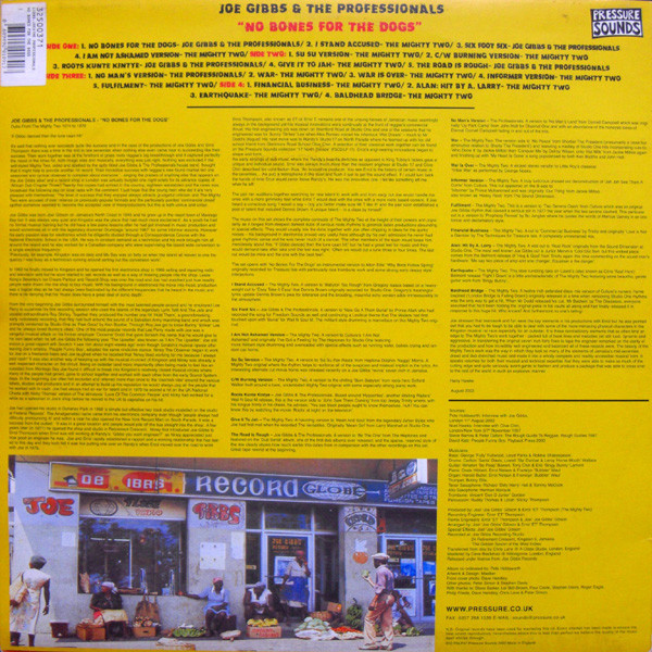 Joe Gibbs & The Professionals - No Bones For The Dogs (Dubs From The Mighty Two 1974 To 1979) | Pressure Sounds (PSLP 37) - 2 Joe Gibbs & The Professionals - No Bones For The Dogs (Dubs From The Mighty Two 1974 To 1979) | Pressure Sounds (PSLP 37) - 2