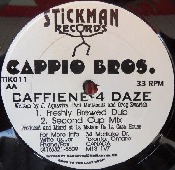 Cappio Bros. - Caffiene 4 Daze | Stickman Records (STIK011) - 2
