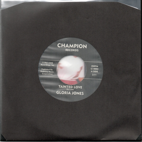 Gloria Jones - Tainted Love | Champion Records (C14003) - 3 Gloria Jones - Tainted Love | Champion Records (C14003) - 3