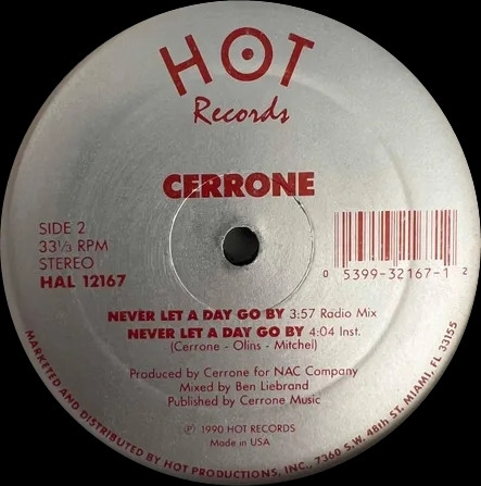 Cerrone - Never Let A Day Go By | Hot Records (HAL 12167) - 3 Cerrone - Never Let A Day Go By | Hot Records (HAL 12167) - 3