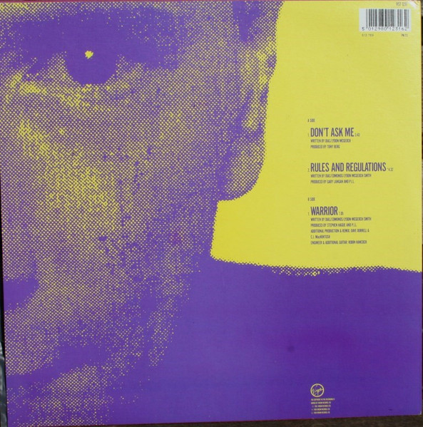Public Image Limited - Don't Ask Me | Virgin (VST 1231) - 2 Public Image Limited - Don't Ask Me | Virgin (VST 1231) - 2