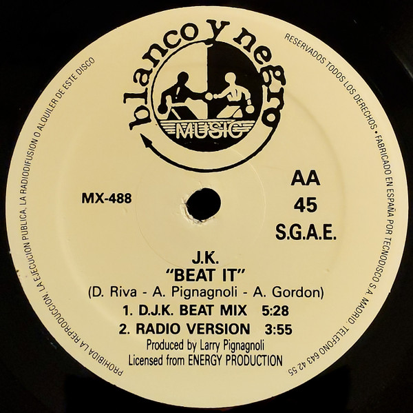 J.K. - Beat It | Blanco Y Negro (MX-488) - 4