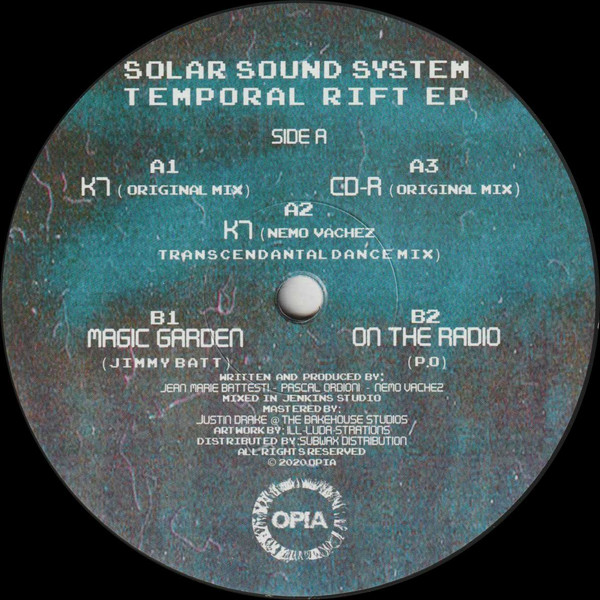 Solär Sound System - Temporal Rift EP | Opia (OPIA007)