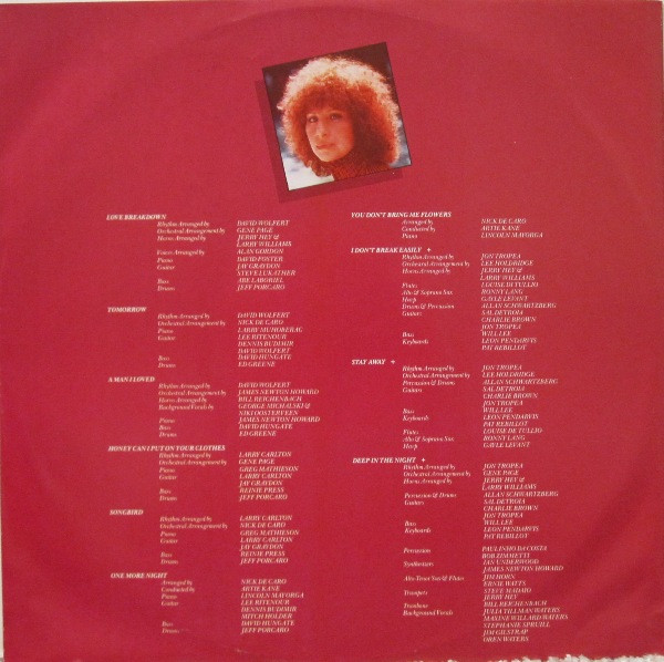 Barbra Streisand - Songbird | CBS (86060) - 4