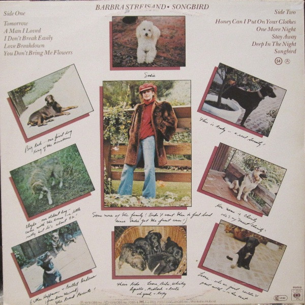 Barbra Streisand - Songbird | CBS (86060) - 2