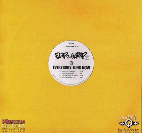 Flip Da Scrip - Everybody Funk Now | Nightown Records (NTR 009) - 4
