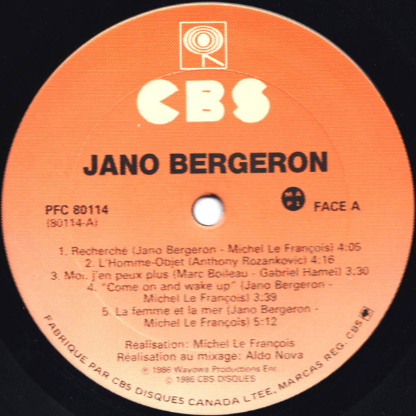 Jano Bergeron - Féline | CBS (PFC 80114) - 3 Jano Bergeron - Féline | CBS (PFC 80114) - 3