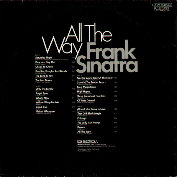 Frank Sinatra - All The Way | Capitol Records (1 C 176-81 333/34) - 2