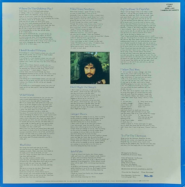 Cat Stevens - Tea For The Tillerman | Island Records (604.7186) - 2