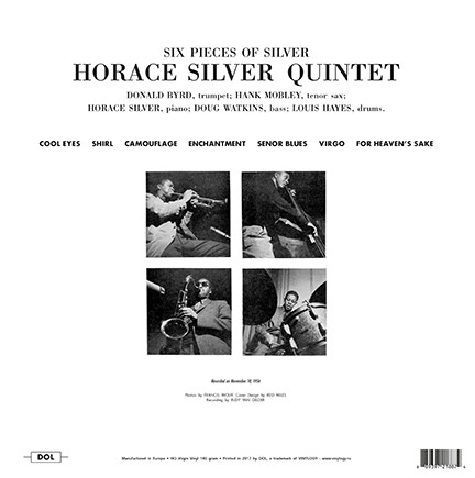 The Horace Silver Quintet - 6 Pieces Of Silver | DOL (DOL887HG) - 2