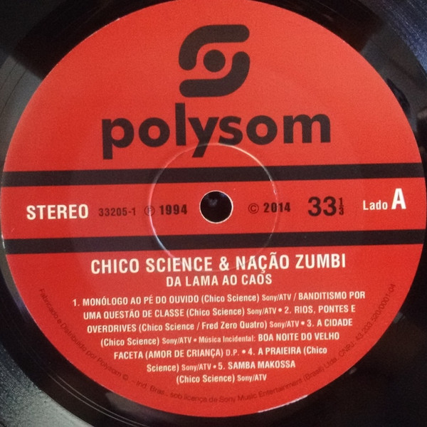 Chico Science & Nação Zumbi - Da Lama Ao Caos | Polysom (33205-1) - 2