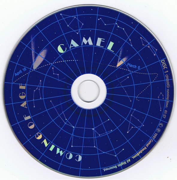 Camel - Coming Of Age CD | Camel Productions (CP-008CD) - 3 Camel - Coming Of Age CD | Camel Productions (CP-008CD) - 3