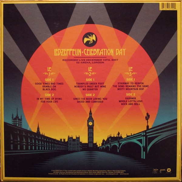 Led Zeppelin - Celebration Day (3LP - Boxset) [Vinyl] | Swan Song (532632-R1) - 4