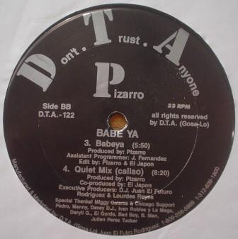 Pizarro - Be No Fool / Babe Ya | Don't Trust Anyone (D.T.A.-122) - 2