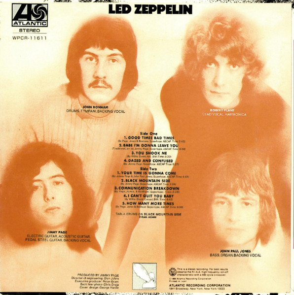 Led Zeppelin - Led Zeppelin | Atlantic (WPCR-11611) - 2
