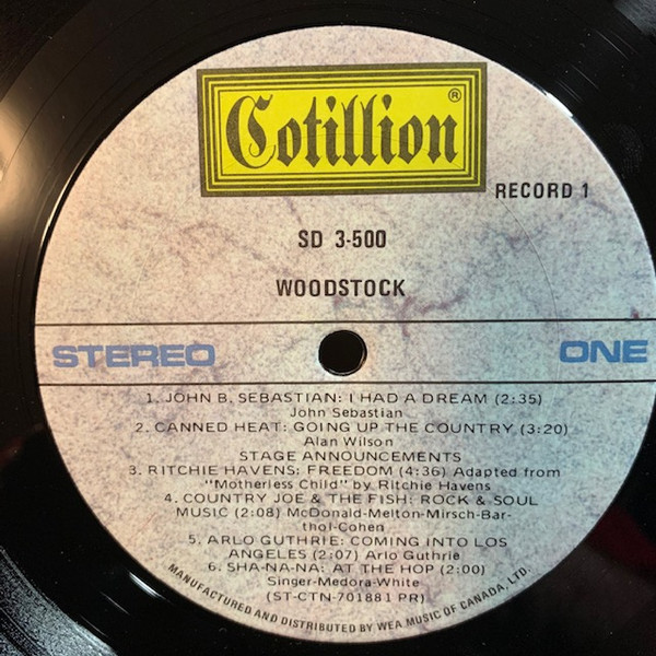 Various - Woodstock - Music From The Original Soundtrack And More | Cotillion (SD 3-500) - 3 Various - Woodstock - Music From The Original Soundtrack And More | Cotillion (SD 3-500) - 3