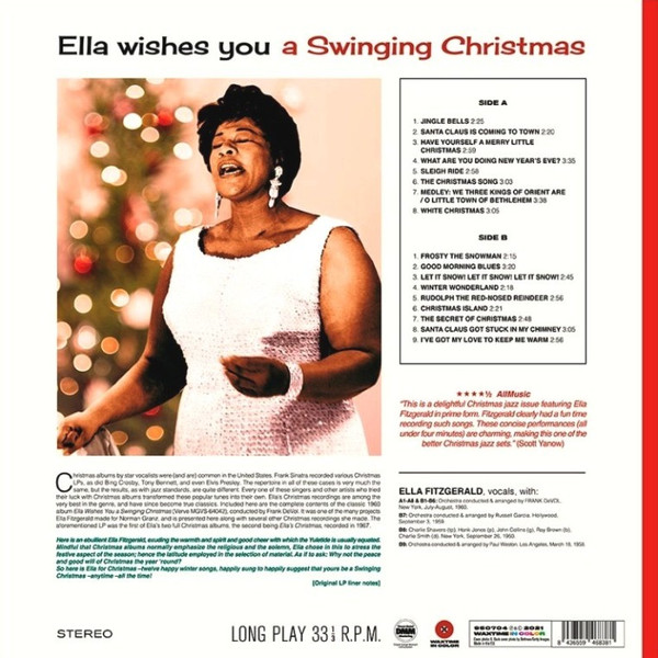 Ella Fitzgerald - Ella Wishes You A Swinging Christmas | WaxTime In Color (950704) - 2
