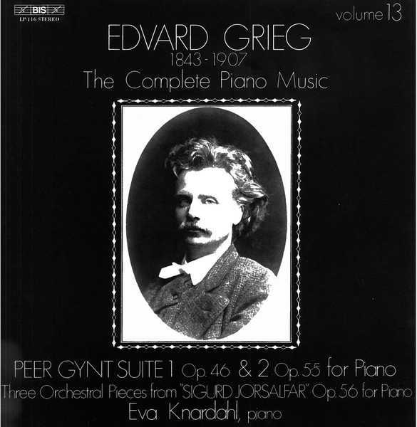 Edvard Grieg , Eva Knardahl - The Complete Piano Music Volume 13 | BIS (BIS-LP-116) - main