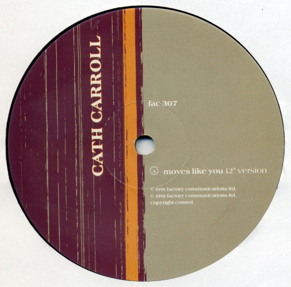 Cath Carroll - Moves Like You | Factory (fac 307) - 3 Cath Carroll - Moves Like You | Factory (fac 307) - 3