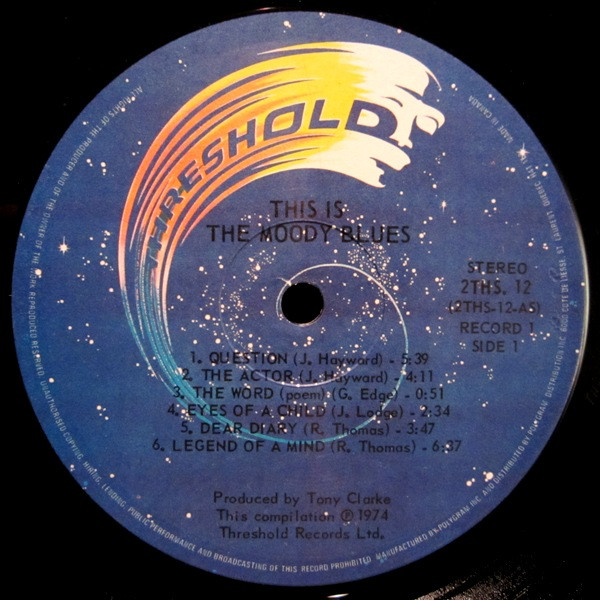 The Moody Blues - This Is The Moody Blues (2LP) [Vinyl] | Threshold (2 THS 12/13) - 4
