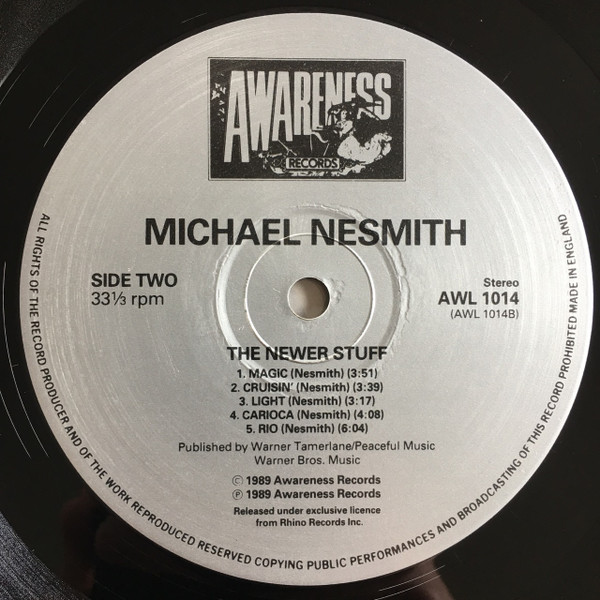 Michael Nesmith - The Newer Stuff | Awareness Records (AWL 1014) - 4 Michael Nesmith - The Newer Stuff | Awareness Records (AWL 1014) - 4