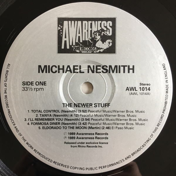 Michael Nesmith - The Newer Stuff | Awareness Records (AWL 1014) - 3 Michael Nesmith - The Newer Stuff | Awareness Records (AWL 1014) - 3