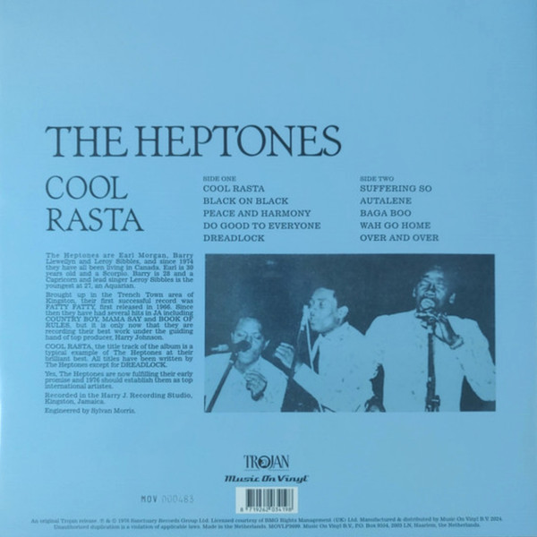 The Heptones - Cool Rasta | Trojan Records (MOVLP3699) - 2 The Heptones - Cool Rasta | Trojan Records (MOVLP3699) - 2
