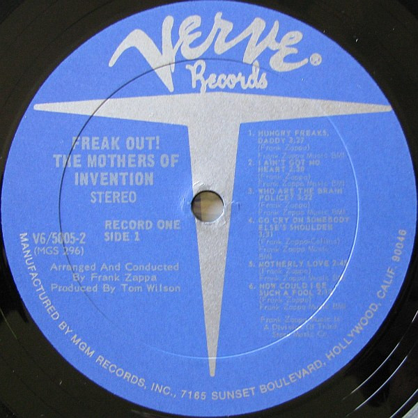 The Mothers - Freak Out! | Verve Records (V6-5005-2) - 4