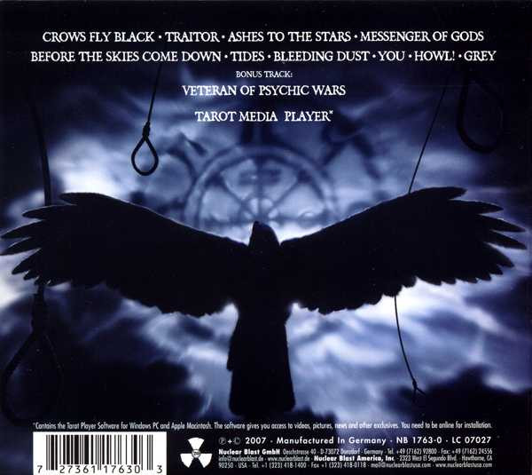 Tarot - Crows Fly Black CD | Nuclear Blast (NB 1763-0) - 2 Tarot - Crows Fly Black CD | Nuclear Blast (NB 1763-0) - 2