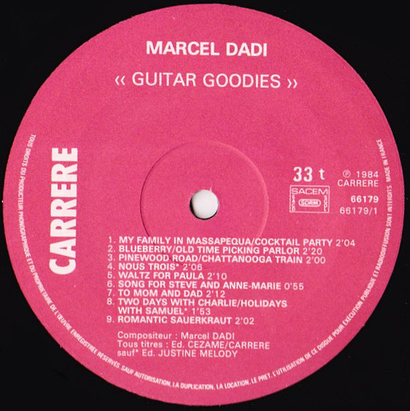 Marcel Dadi - Guitar Goodies | Carrere (66.179) - 3