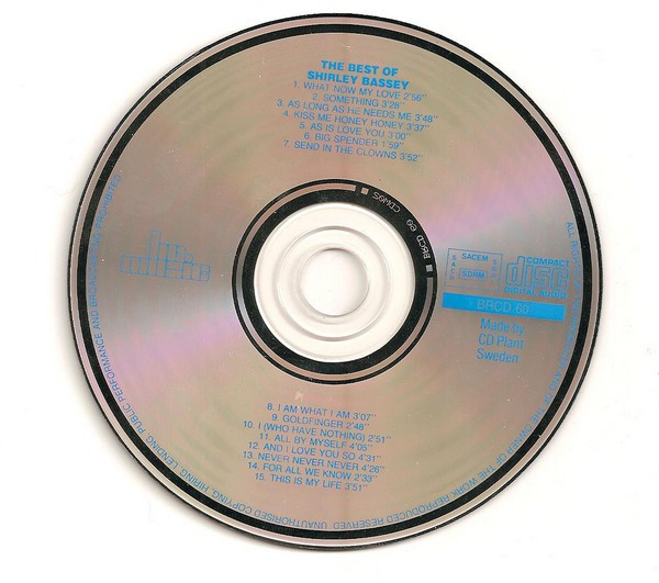 Shirley Bassey - The Best Of Shirley Bassey | BR Music (BRCD 60) - 3