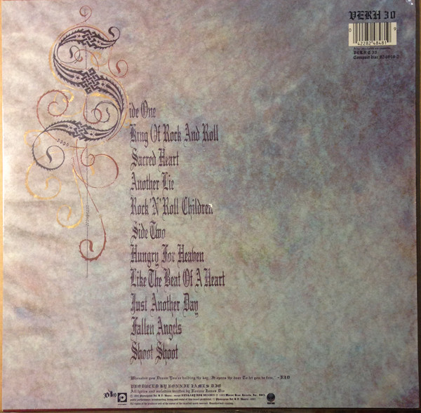Dio - Sacred Heart | Vertigo (VERH 30) - 2 Dio - Sacred Heart | Vertigo (VERH 30) - 2