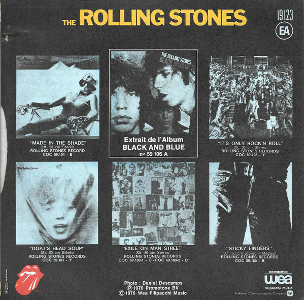 The Rolling Stones - Hand Of Fate / Hot Stuff | Rolling Stones Records (19123) - 2 The Rolling Stones - Hand Of Fate / Hot Stuff | Rolling Stones Records (19123) - 2
