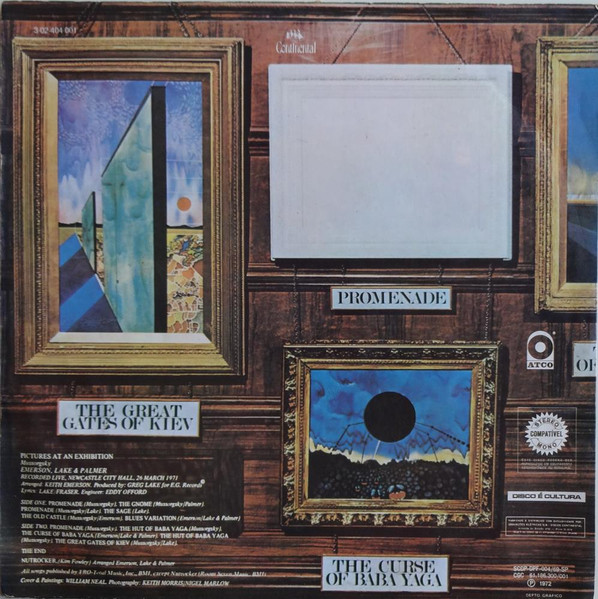 Emerson, Lake & Palmer - Pictures At An Exhibition | ATCO Records (3-02-404-001) - 2