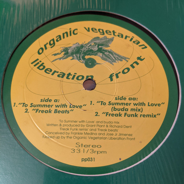 Organic Vegetarian Liberation Front - To Summer With Love | Phatt Phunk Records (PP 031) - 2