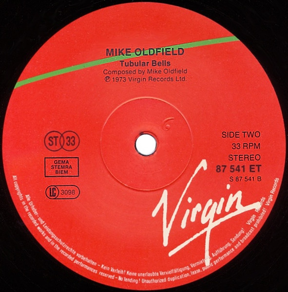 Mike Oldfield - Tubular Bells | Virgin (87 541 ET) - 4