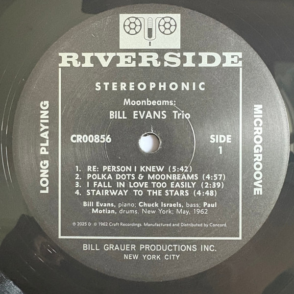 The Bill Evans Trio - Moon Beams | Riverside Records (CR00856) - 4 The Bill Evans Trio - Moon Beams | Riverside Records (CR00856) - 4