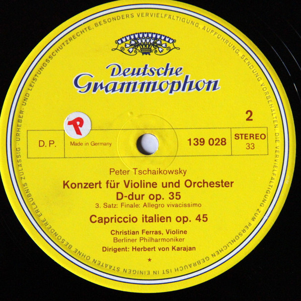Violinkonzert D-dur Op. 35 / Capriccio Italien Op. 45