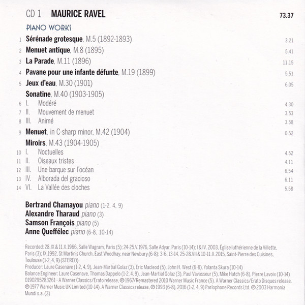 Maurice Ravel - The Complete Works 21xCD | Warner Classics (0190295283261) - 4