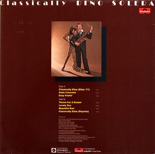 Dino Solera - Classically Dino Solera | Polydor (2310-567) - 2 Dino Solera - Classically Dino Solera | Polydor (2310-567) - 2
