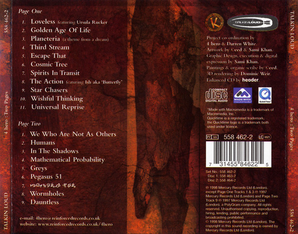 4 Hero - Two Pages | Talkin' Loud (558 462-2) - 2 4 Hero - Two Pages | Talkin' Loud (558 462-2) - 2