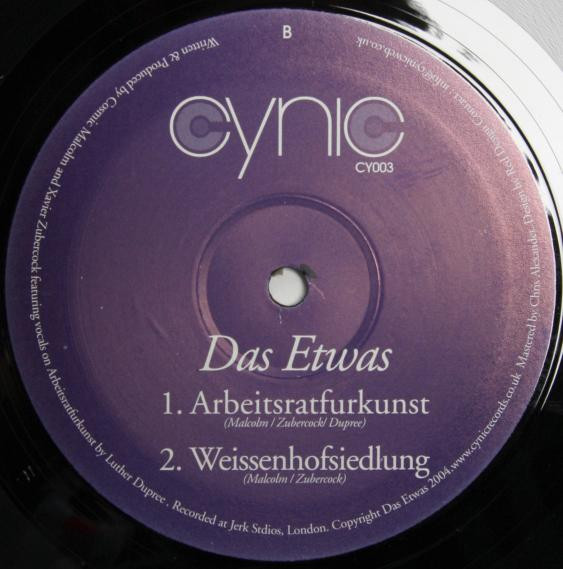 Das Etwas - Deutscherwerkbund | Cynic (CY003) - 2