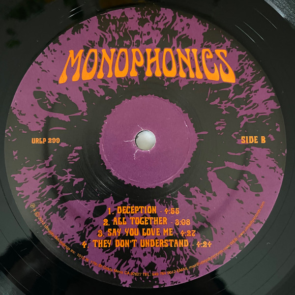 Monophonics - In Your Brain | Ubiquity (URLP299) - 3 Monophonics - In Your Brain | Ubiquity (URLP299) - 3