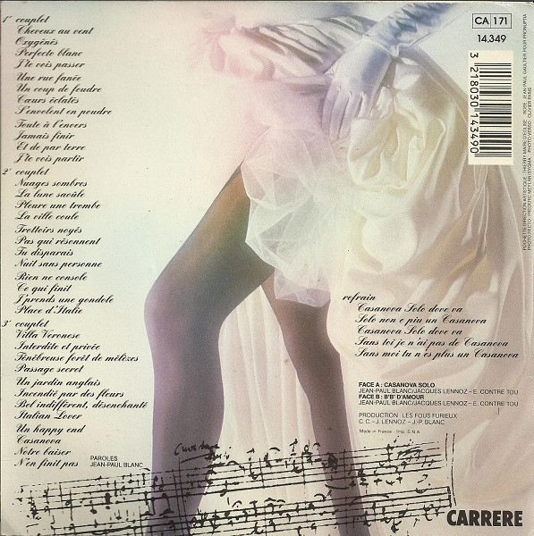 Annabelle - Casanova Solo | Carrere (14.349) - 2