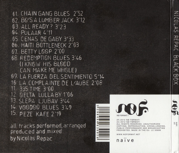 Nicolas Repac - Black Box | No Format (NØF. 20) - 2 Nicolas Repac - Black Box | No Format (NØF. 20) - 2