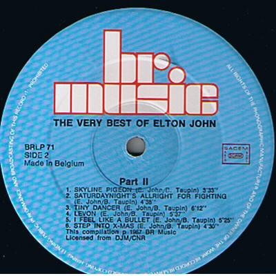 Elton John - The Very Best Of Elton John Part 2 | BR Music (BRLP 71) - 3 Elton John - The Very Best Of Elton John Part 2 | BR Music (BRLP 71) - 3