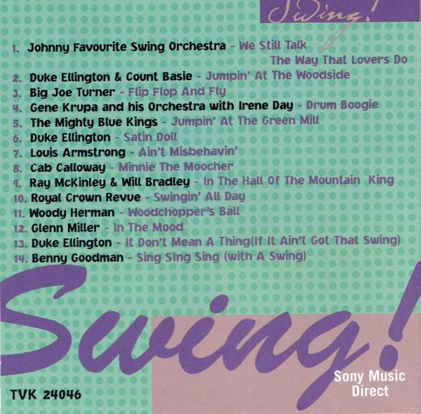 Various - Swing! Music For Modern Hepcats | Sony Music Entertainment (Canada) Inc. (TVK 24046) - 2 Various - Swing! Music For Modern Hepcats | Sony Music Entertainment (Canada) Inc. (TVK 24046) - 2