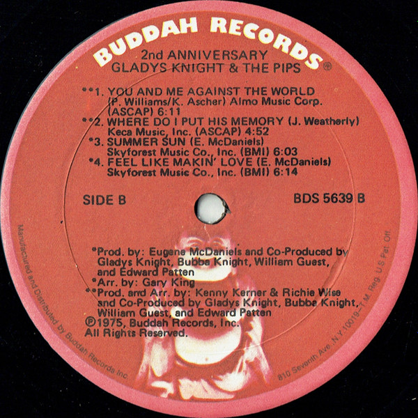 Gladys Knight And The Pips - 2nd Anniversary | Buddah Records (BDS 5639) - 4 Gladys Knight And The Pips - 2nd Anniversary | Buddah Records (BDS 5639) - 4