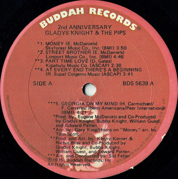 Gladys Knight And The Pips - 2nd Anniversary | Buddah Records (BDS 5639) - 3 Gladys Knight And The Pips - 2nd Anniversary | Buddah Records (BDS 5639) - 3