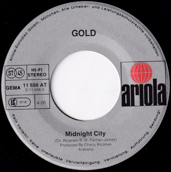 Gold - I Just Wonna Ask You | Ariola (11 698 AT) - 4